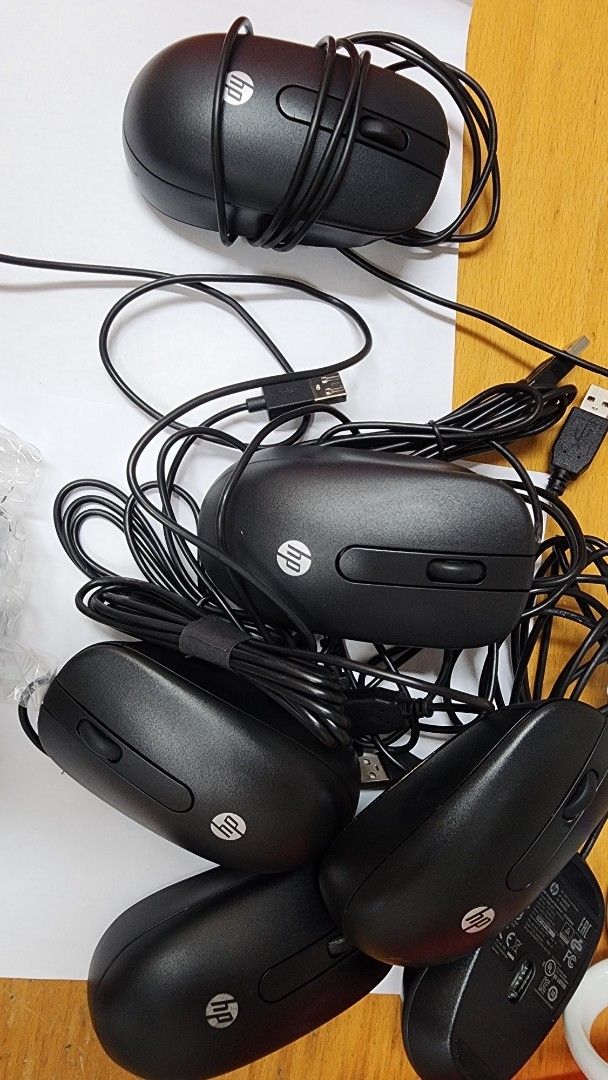 HP Wired Mouse - Black443778455664087040