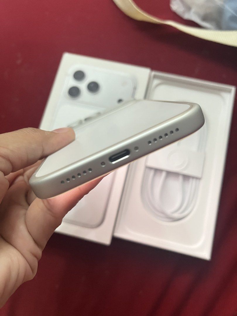 Iphone17promax (Category: iPhone 17 Series) located in Pasig City. Submitted by ijamgadgets (Listing ID 1429085345, Image 3). Description: Iphone 17promax good as new 256gb With orig box and cord Smooth check all u want 100% batt health 📌we do cod in metro manila and near provinces just add sf only 📌can visit in my store at greenhills shopping center 📌we do LBC transaction 📌we accept credit card in store 📌for fast transaction make acall 0929