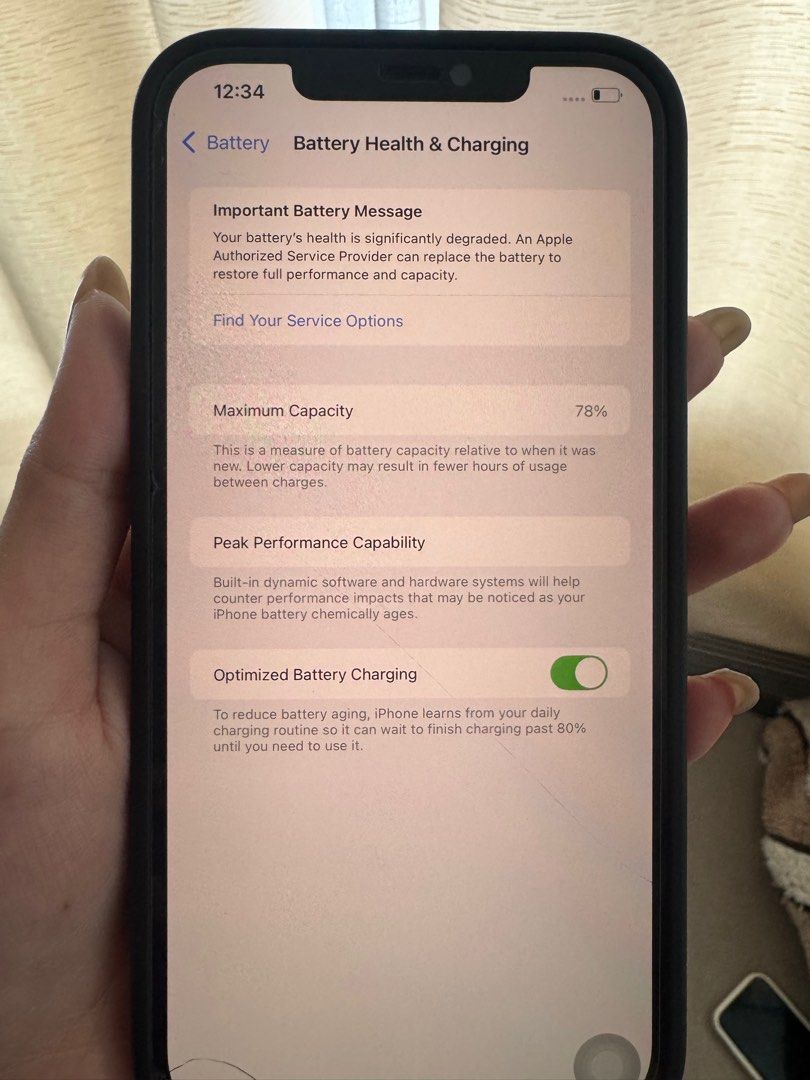 Iphone 12 Promax Blue (Category: iPhone 12 Series) located in Quezon City. Submitted by aianfrancesca (Listing ID 1429714200, Image 1). Description: Iphone 12 Pro Max Battery: 78% No issues, used either care :) Rfs: upgrade.