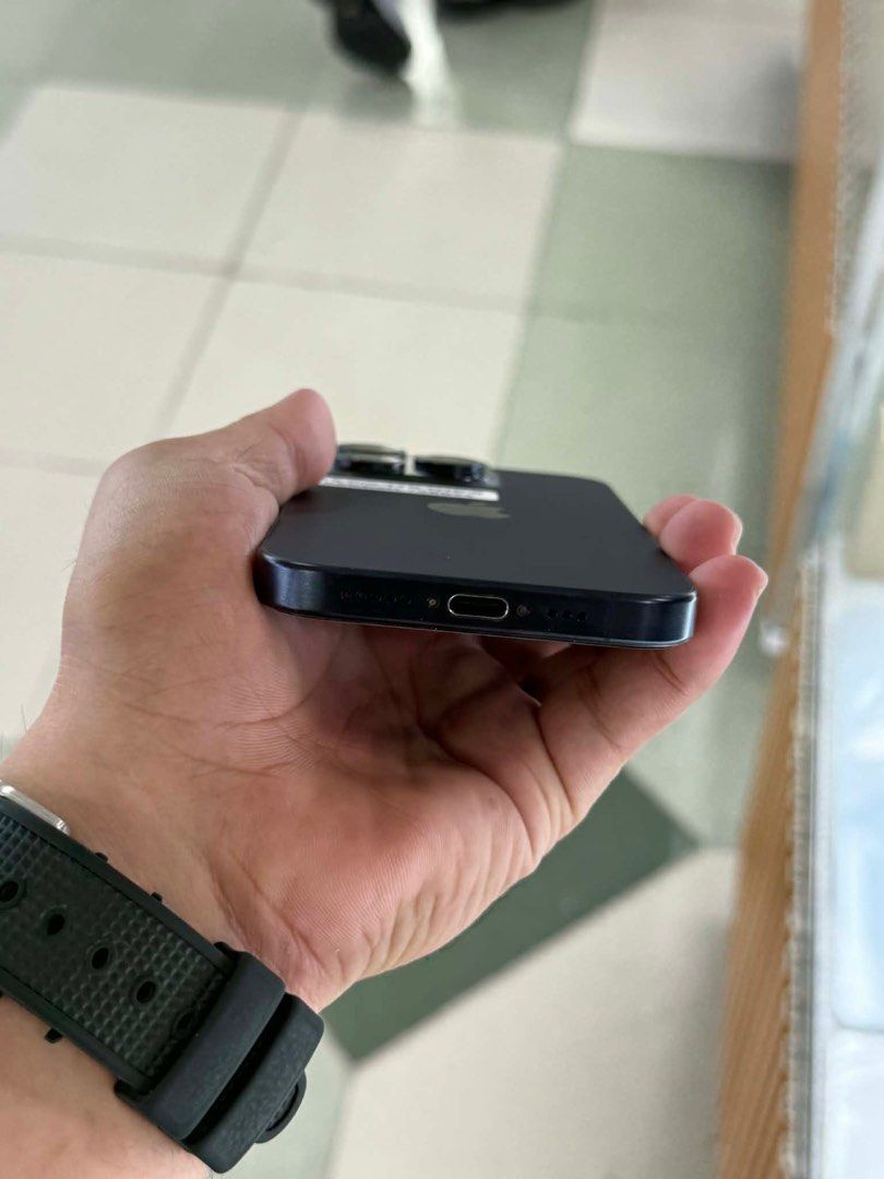 Iphone 15 Pro 1TB smartlocked 96BH NTC approved no issues (Category: iPhone 15 Series) located in San Juan City. Submitted by najihahtelecomshop2018 (Listing ID 1429803851, Image 2). Description: Legit Store | Original unit FOR SALE | TRADE / SWAP ▫️INSTALLMENT thru: 🔸Credit Card (straight / installment) 🔸Ggives / Gcredit + 6% interest 🔸Spay Later + 6% interest (RFS: Buy and Sell any kinds of Gadgets) Description: iPhone 15 Pro 1TB ( other GB 