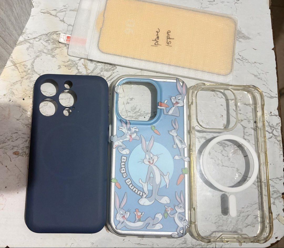Iphone 15 pro Take all case + tempered glass (Category: iPhone 15 Series) located in Umingan. Submitted by lerie12 (Listing ID 1429784981, Image 1). Description: Case only. .
