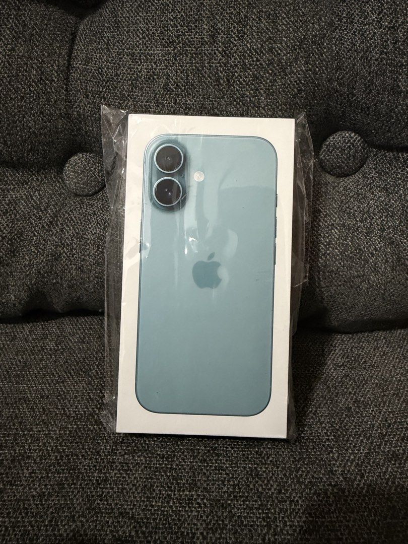 Iphone 16 128gb Teal Openline Brandnew NTC (Category: iPhone 16 Series) located in Quezon City. Submitted by legitgadgetforless (Listing ID 1429786366, Image 1). Description: Brandnew and sealed Iphone 16 128gb NTC Openline in Teal color. Covered with one year Apple Warranty at any Apple service centers. ⭕️⭕️MOP : Bank transfer or Cash RESELLER’s are most Welcome. ✅Cod within Metro Manila and NCR+ ( Same day deliver ) ✅Meet ups on my desired plac