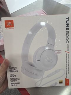 JBL Tune 520C USB-C Headphones - Black, Audio, Headphones & Headsets on ...