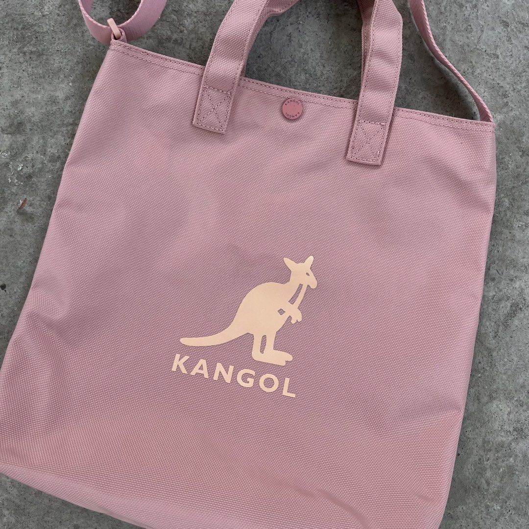Kangol Pink Tote Bag with Shoulder Strap (Category: Tote Bags) located in Palo. Submitted by emman_dags (Listing ID 1429795310, Image 2). Description: Kangol tote bag 12x13 Excellent condition .