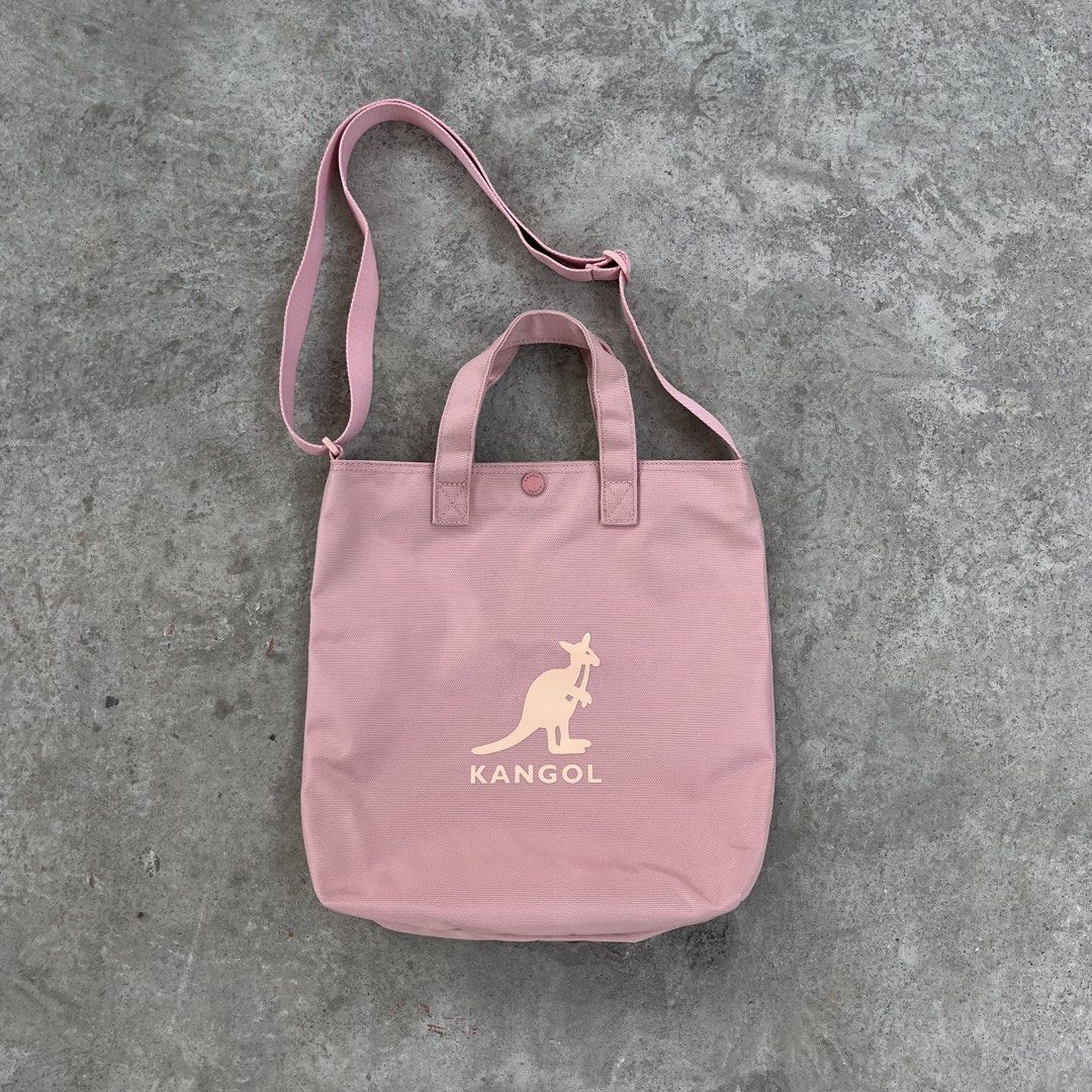 Kangol Pink Tote Bag with Shoulder Strap (Category: Tote Bags) located in Palo. Submitted by emman_dags (Listing ID 1429795310, Image 1). Description: Kangol tote bag 12x13 Excellent condition .