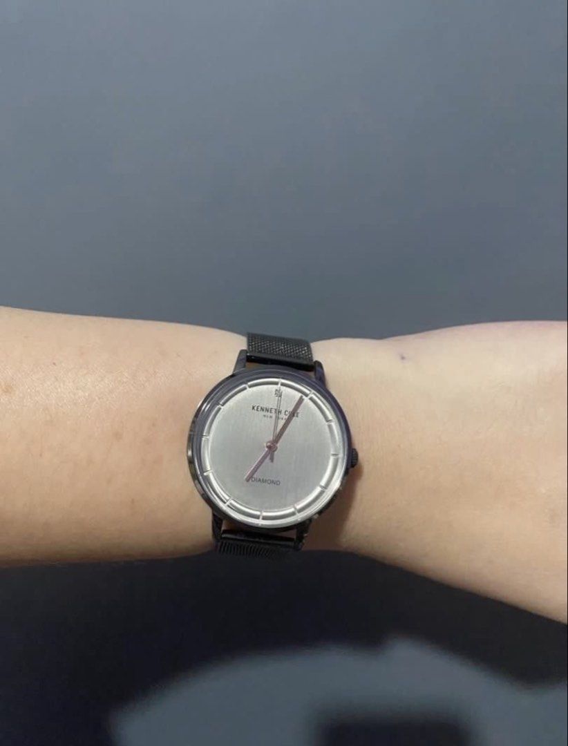 Kenneth Cole Diamond Watch (Category: Luxury Watches) located in Batangas. Submitted by bagstolove2.0 (Listing ID 1429747165, Image 3). Description: - kenneth cole original watch - black color - Stylish design - Made with durable material.
