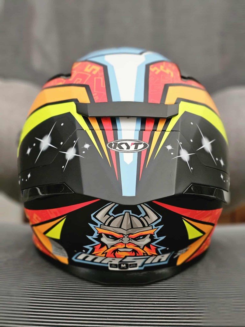 KYT R2R Pro Racing Helmet (Category: Helmets and other Riding Gears) located in Antipolo. Submitted by paulars (Listing ID 1429830248, Image 3). Description: Brand new!!! Never been used KYT R2R PRO Masia replica matt Size : Medium Complete with box, manual and dust bag Can do shipping Meetup : Antipolo Robinsons or Baras Rizal.