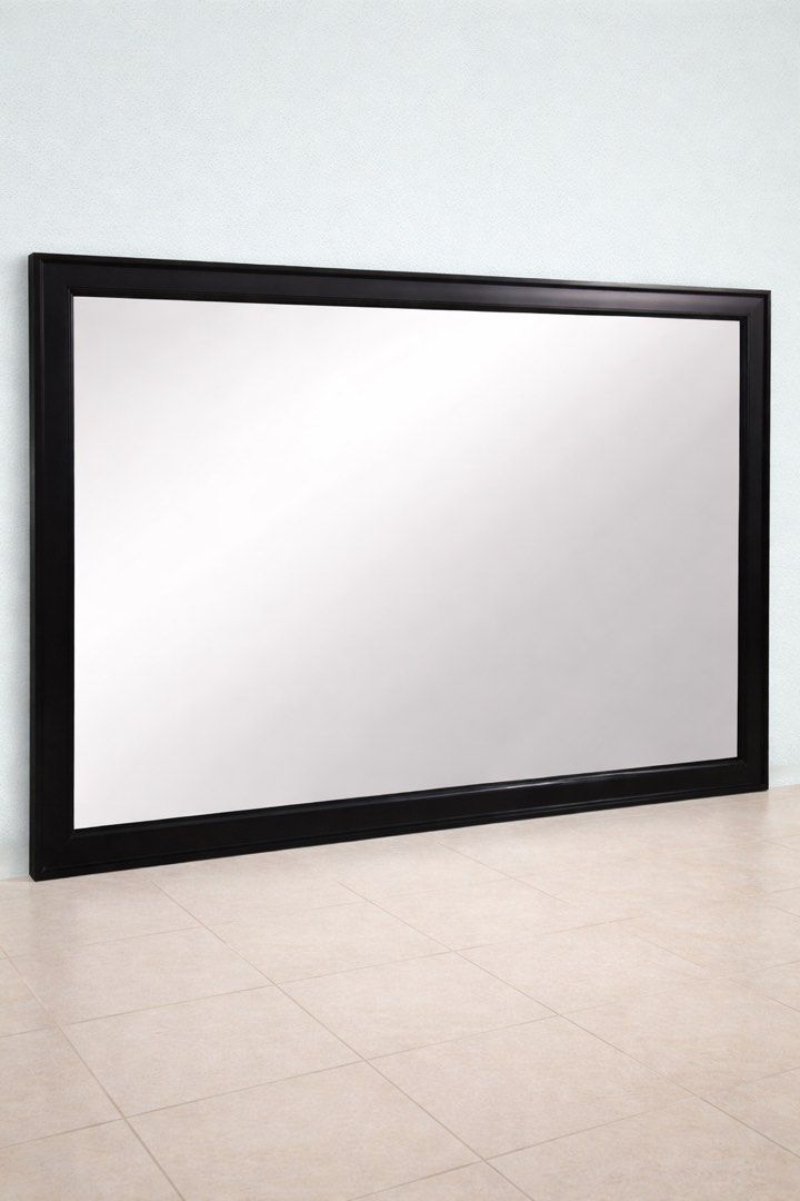Large Black Framed Mirror (Category: Mirrors) located in Manila. Submitted by declutterwithpeanut (Listing ID 1429781156, Image 2). Description: Sobrang laki po nyan Sorry yan nalang pic ko nasa dati naming bahay and may nangungupahan don so andon ung item pero syempre kukunin pag bibilin .