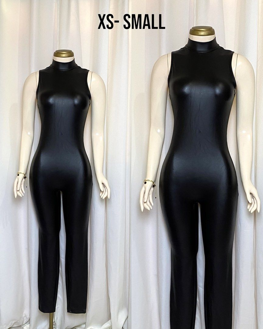 Leather Jumpsuit (Category: Jumpsuits) located in Pagadian. Submitted by picknpack (Listing ID 1429819427, Image 1). Description: •brandnew with pouch •body hugging.