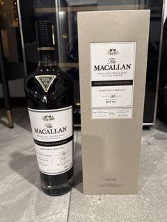 Macallan Exceptional Single Cask 25 Year Old, European Oak Sherry Hogshead Cask, Cask #13921, 2020/ESH-13921/03, 2020, 55.9% whisky bottle