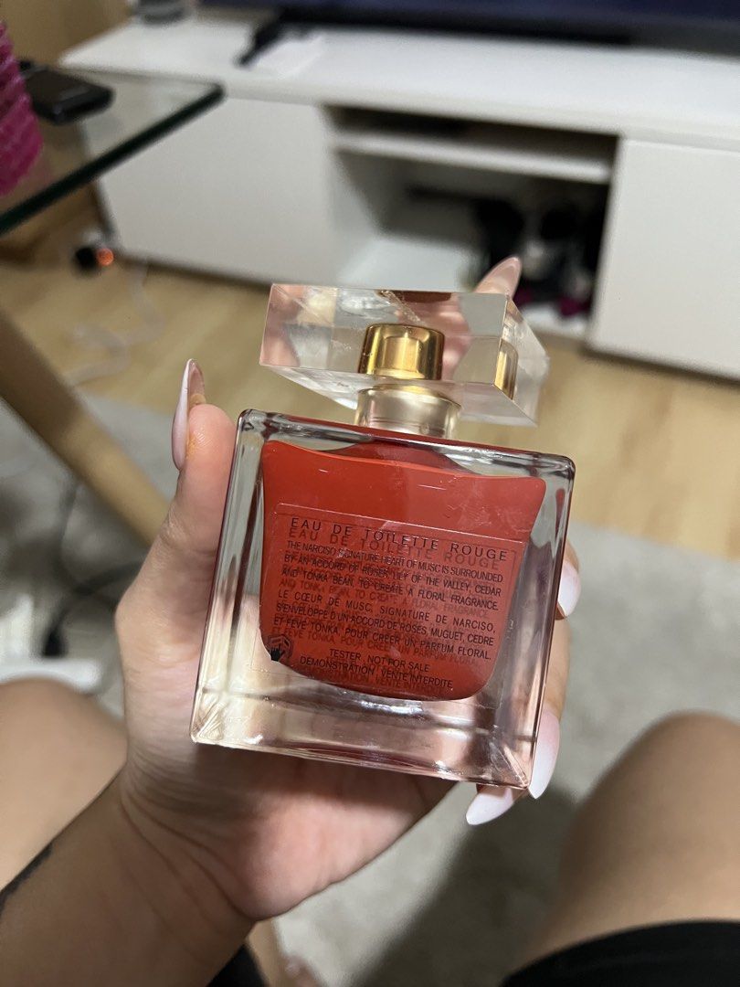 Narciso Rodriguez Narciso Rouge Eau de Parfum (Category: Fragrance & Deodorants) located in Cagayan de Oro. Submitted by forevercurious (Listing ID 1429826619, Image 3). Description: Narciso Rodriguez Narciso Rouge Eau de Parfum 90ml Hardly sprayed All from the US RFS: Blind buy by my family 📍 Poblacion, Makati.
