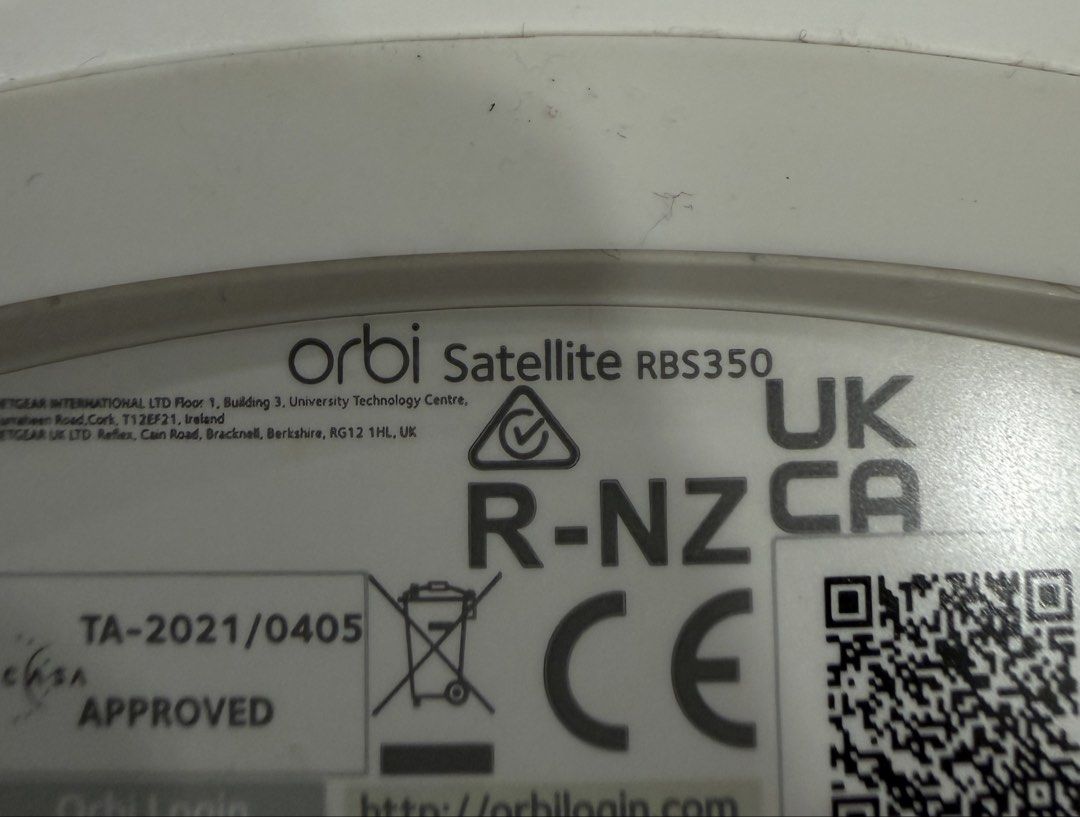 Netgear Orbi Satellite RBS350 - UK Version, Computers & Tech, Parts ...