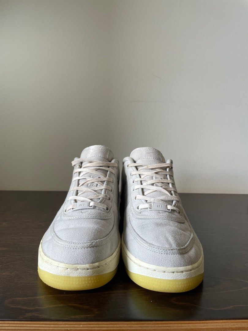 Nike Air Force 1 Low Retro QS Canvas Light Bone (Category: Sneakers) located in Davao. Submitted by RHThriftShop (Listing ID 1429712634, Image 3). Description: Nike Air Force 1 Low Retro QS Canvas Light Bone US 8.5 / EUR 42 / 26.5 cm 9/10 799 + sf.