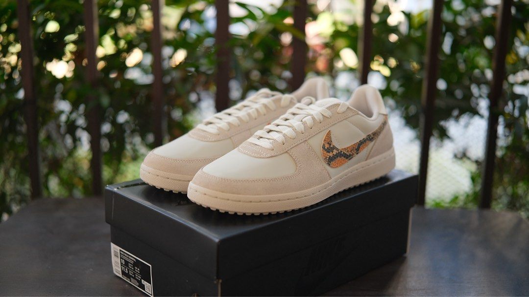 Nike Field General Snake Skin Sail (Category: Sneakers) located in Paranaque City. Submitted by decluttering.rightnow (Listing ID 1429749728, Image 1). Description: READ BEFORE INQUIRING Please read all details. Available if posted. Selling brand new Nike Field General Color: “Snake Skin” Light Bone / Multi Sail Size: US 10 ✔ Brand new ✔ Never used or fitted ✔ Complete with box and papers ✔ No issues ✔ 100% Authentic or 3 times money back. I can 