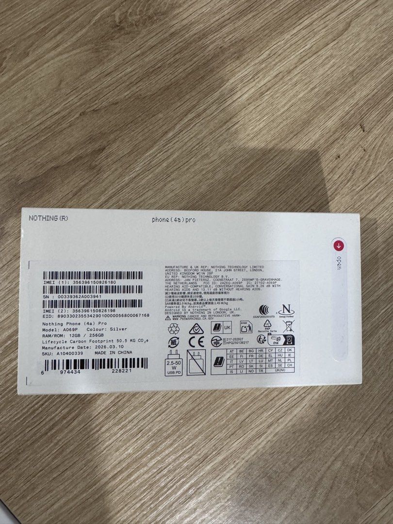 Nothing phone 4a 256 gb brand new, Mobile Phones & Gadgets, Mobile ...