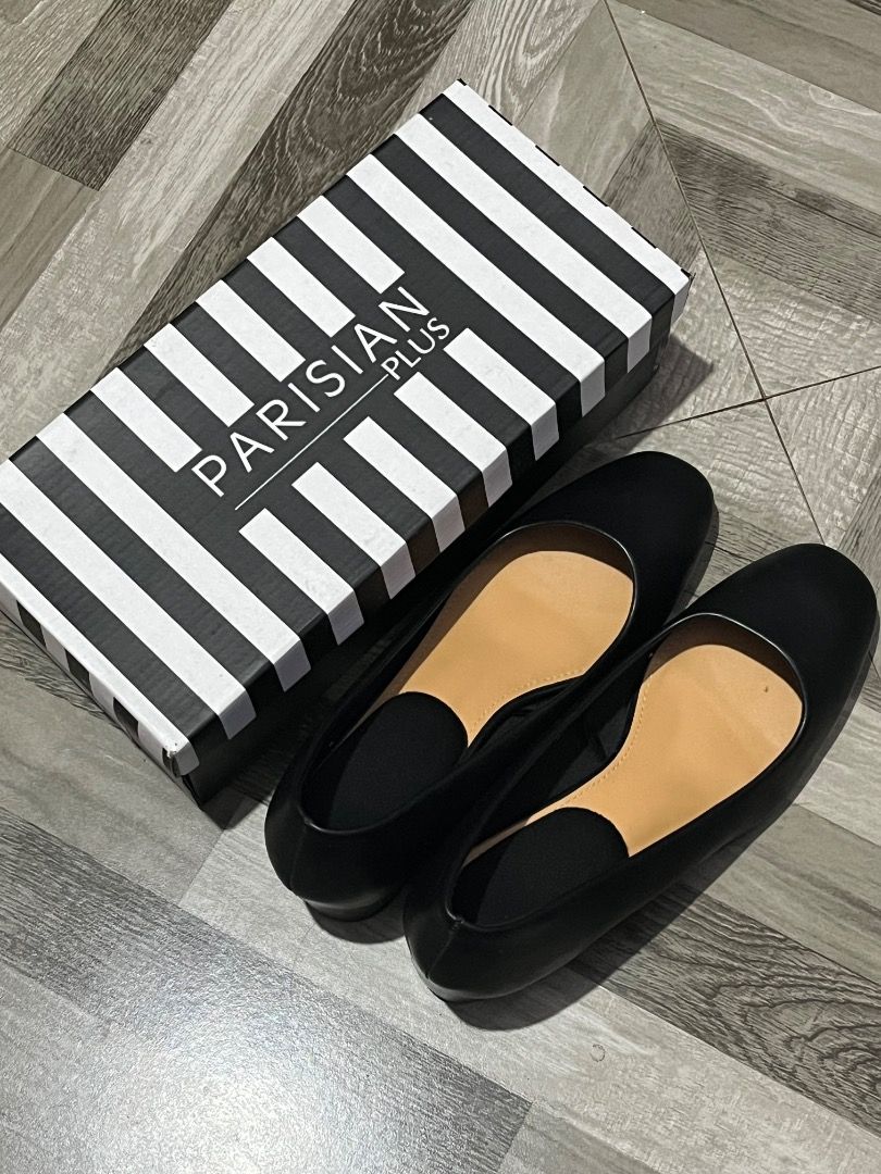 Parisian Plus Santi Black Heels - Size 13 (Category: Flats & Sandals) located in Quezon City. Submitted by thundogs (Listing ID 1429786018, Image 1). Description: Parisian Plus Santi Black Heels for 500 Size: 13 Twice lang nagamit May bawas pa para sa sure buyer Location: QC.