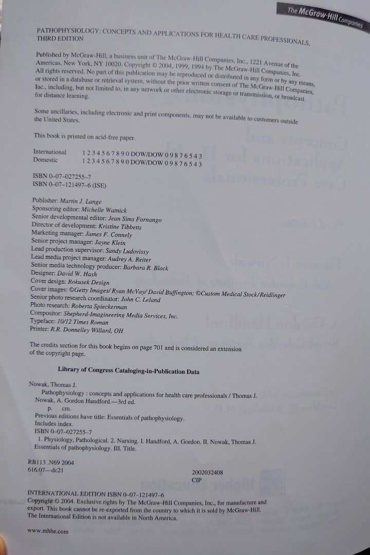 Pathophysiology （分類：教科書）位於 Hong Kong。 由 eliw1990 提交（商品編號 1429677213，圖片 3）。簡介： 。