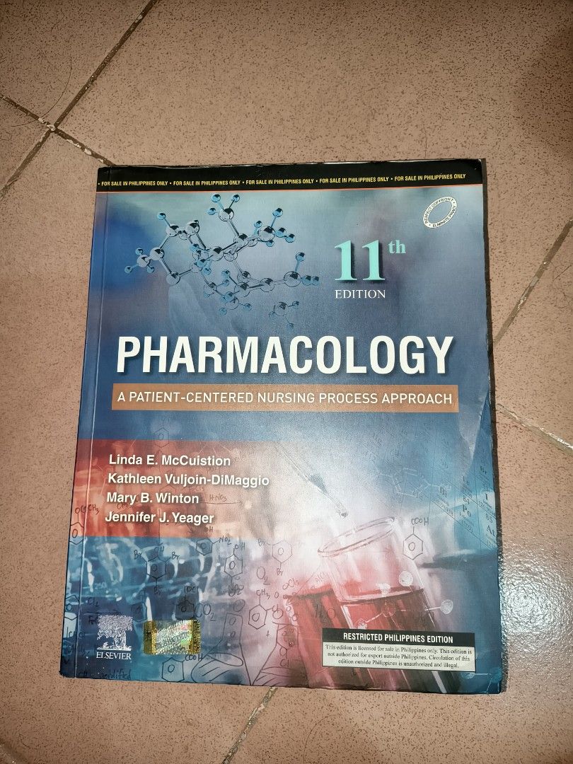 Pharmacology 11th Edition Textbook (Category: Textbooks) located in Iligan City. Submitted by martinidom04494 (Listing ID 1429776260, Image 1). Description: pharma 11th ed used less than 3 times 1800, sf shouldered by buyer not reprint from elsevier rfs graduate na sa pharma, need funds.