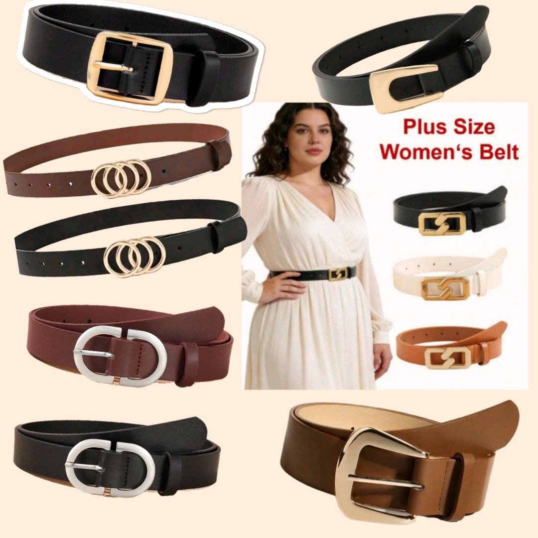 Plus Size Women's Belt (Category: Belts) located in Caloocan City. Submitted by fabtrendsph (Listing ID 1429683356, Image 1). Description: Stylish plus-size women's belts available in various colors. Features a 1-inch width and comes in sizes for XXL (48 inches), XXXL (52 inches), and XXXXL (55 inches). Choose from different buckle designs and colors to match your outfit. Perfect for adding a touch of elegance to any look..