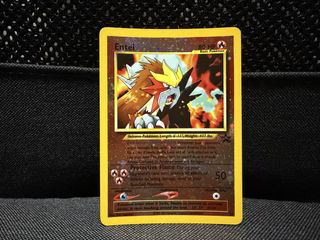 pokemon tcg pocket best card Entei Pokemon Card Holographic Credit Card Holographic Credit Card Skin –  Anime Town Creations main image 0