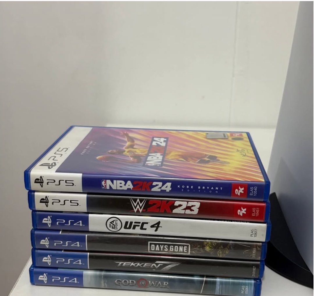 PS5 Phat Disc Edition (Category: PlayStation) located in Manila. Submitted by takemystuffbuymystuff (Listing ID 1429752843, Image 3). Description: Inclusions - Original Box and Cords - 2 Dual Shocks - All games in picture.