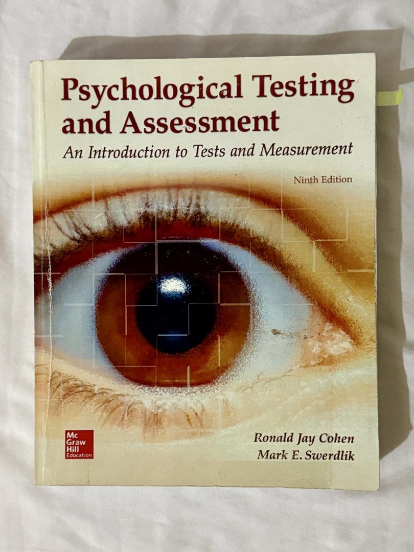 PSYCHOLOGICAL TESTING AND ASSESSMENT (9TH EDITION) 📚 (Category: Textbooks) located in Pasig City. Submitted by faithnegru (Listing ID 1429782271, Image 1). Description: • Edition: 9th • Good condition • No missing pages Essential for Psychology students—great for Psychological Testing / Assessment subjects 🧠 RFS: No longer needed / Decluttering Price negotiable:> .