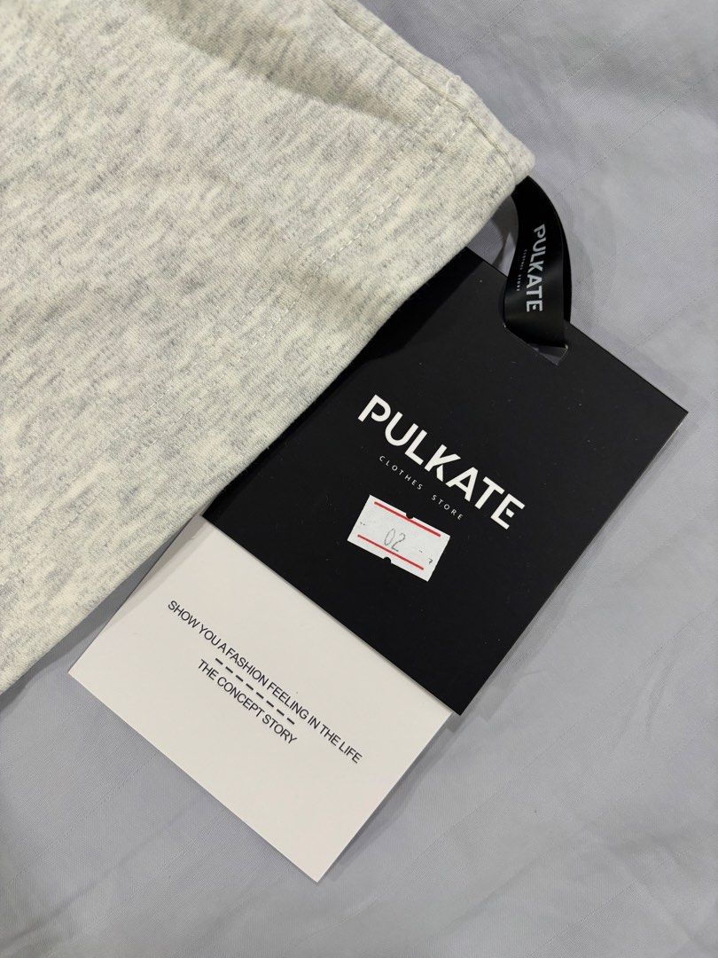 PULKATE Maison De Role T-shirt - Gray (Category: Shirts) located in Manila. Submitted by secondcycle.ph (Listing ID 1429731667, Image 3). Description: PULKATE Maison de Rolo T-shirt PHP 580 (strictly LP) Brand: PULKATE Condition: Brand new with tags Size: Free size Color: Gray Desc: From Thailand RFS: Selling for my mom Delivery fee shouldered by buyer.