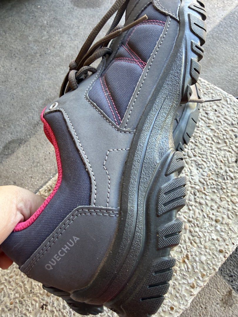 Quechua Hiking Shoes (Category: Sneakers) located in Lucena. Submitted by declutterqueen123 (Listing ID 1429713993, Image 2). Description: Quechua hiking shoes size 9.