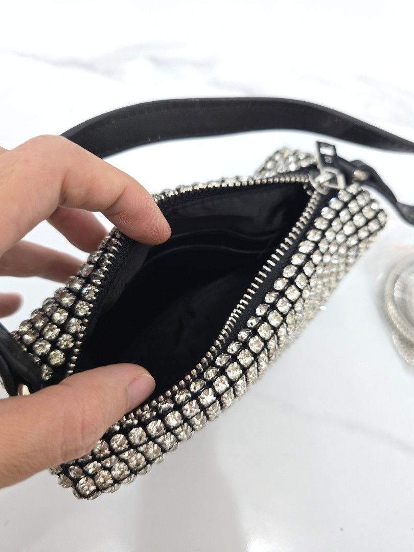 Rhinestone Shoulder Bag with Detachable Strap (Category: Shoulder Bags) located in Las Pinas. Submitted by vanpru (Listing ID 1429830259, Image 2). Description: decluttering. crystal bag no brand..