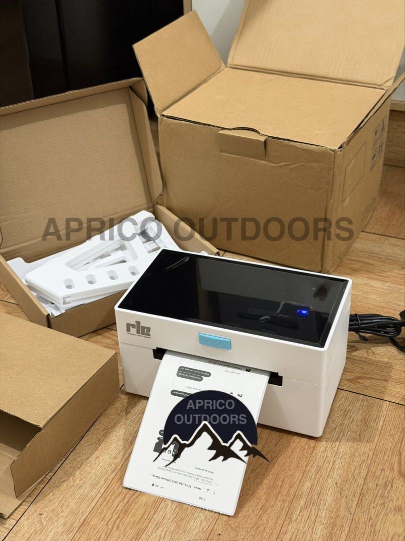 RLE A6 Waybill Thermal Printer Bluetooth + USB (Category: Printers, Scanners & Copiers) located in Makati City. Submitted by apricooutdoors (Listing ID 1403300064, Image 1). Description: Brand new .