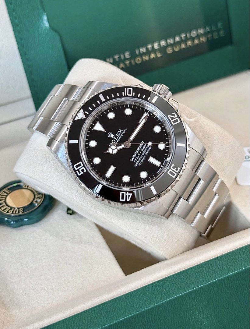 Rolex Submariner No Date 2026 (Category: Luxury Watches) located in Makati City. Submitted by luxeellisseofficial (Listing ID 1429707636, Image 2). Description: Rolex Submariner No Date 2026 Ref. 124060 Brand New | Unresized | Unworn Complete Set Warranty Valid Until 2031 🔎 All watches are open for verification 📍 Meetups by arrangement.