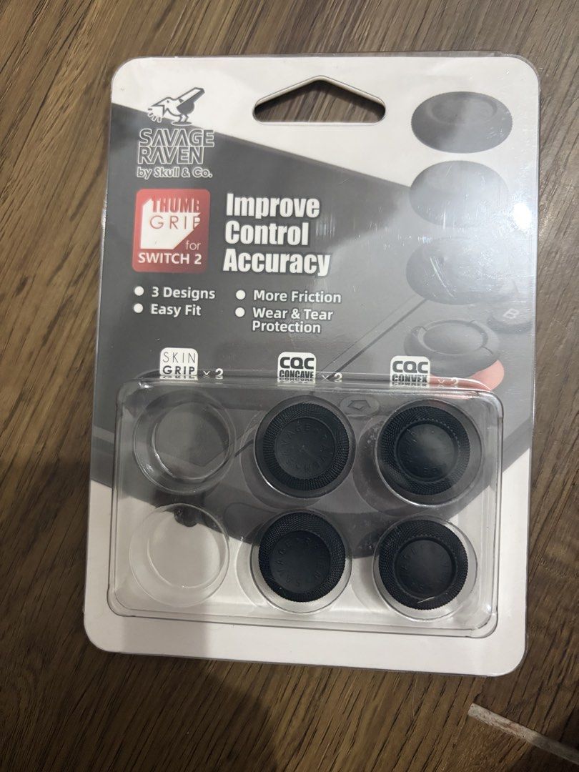 Savage Raven Thumb Grips for Switch 2 (Category: Controllers) located in Quezon City. Submitted by Asher0221 (Listing ID 1429787709, Image 1). Description: Thumb grips for switch 2 selling the extra pieces.