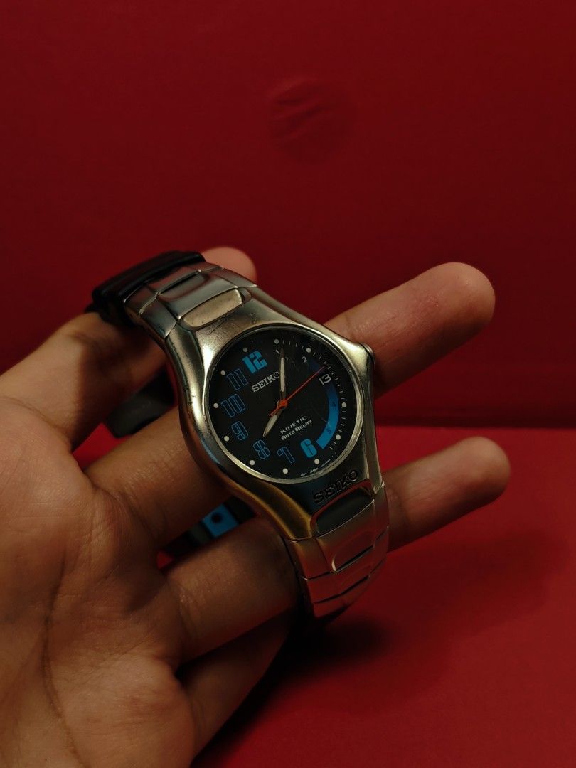 Seiko Kinetic Auto Relay Watch, Men's Fashion, Watches & Accessories ...
