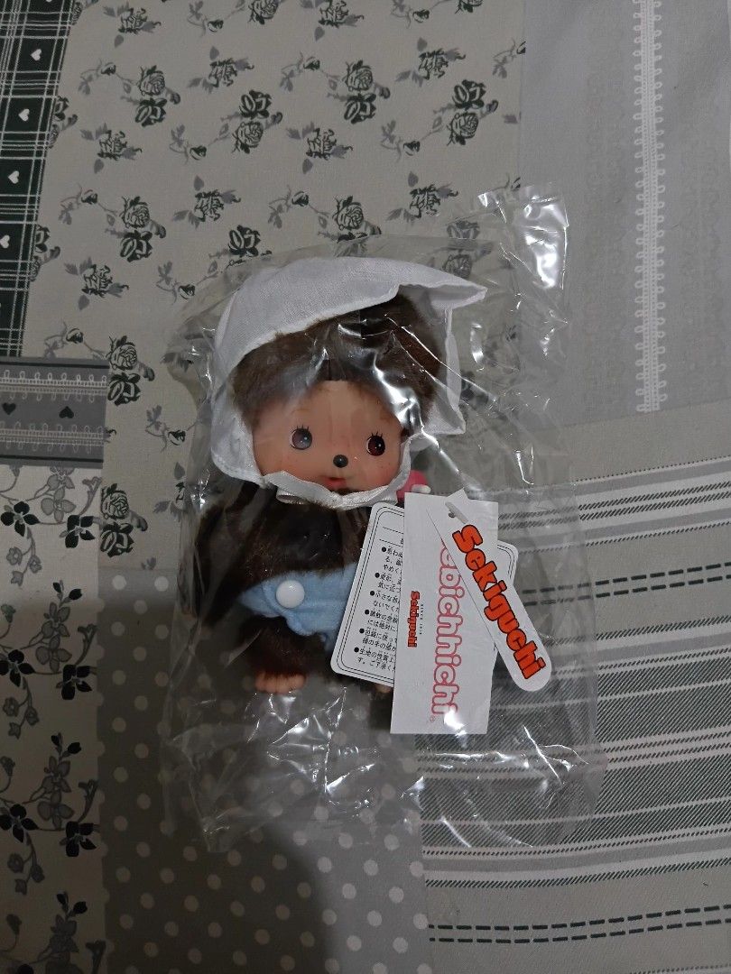 Sekiguchi Monchhichi Bebichhichi Boy Plush (Category: Plushies & Soft Toys) located in Manila. Submitted by idrax (Listing ID 1429783168, Image 1). Description: Sekiguchi Monchhichi Bebichhichi Boy Plush Original and brand new, comes with paper tag and label. Fixed price..