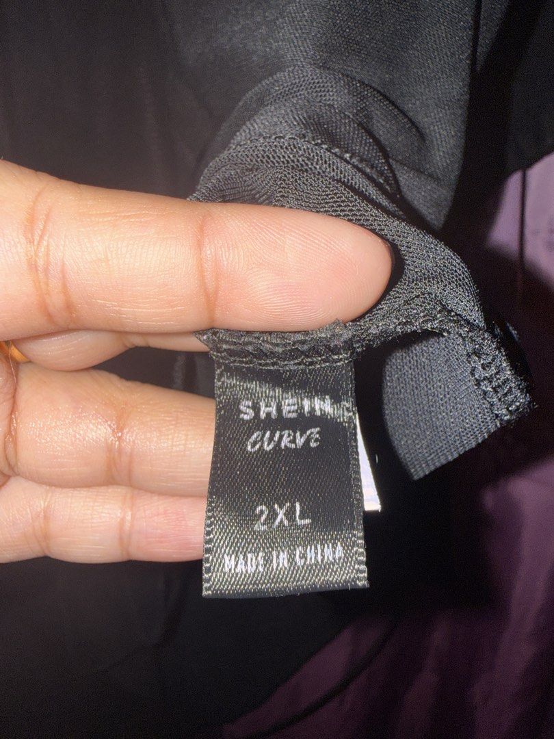 Shein Curve Black Mesh Top 2XL (Category: Blouses) located in Marikina City. Submitted by kam.declutter (Listing ID 1429832749, Image 3). Description: Hi guys! I’m currently decluttering and I’m selling my pre-loved and never worn clothes. Need na mag bawas super dami na 🥵 📎 color may vary due to lighting 📎 two days reservation only 📎 used but not abused 📎 please manage your expectation 📎 no cancellations of orders 📎 no return /exchange /r