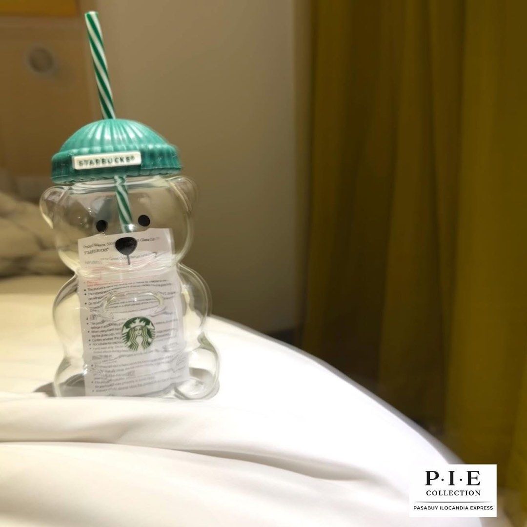Starbucks Bear Design Glass Cup 20oz (Category: Water Bottles & Tumblers) located in Bacarra. Submitted by holalola.ph (Listing ID 1429671743, Image 3). Description: Starbucks Bearista Bear Glass Jar🧋 Limited Edition 2 Items available on hand #vietnamfinds —————————— location: Ilocos Norte 🇵🇭 On hand 🚚 Nationwide shipping via J&T and LBC 💸 MOP: GCash | BPI only ❌NO COD because of scammers Pick up: LAOAG City Bacarra (beside San Agustin Eleme