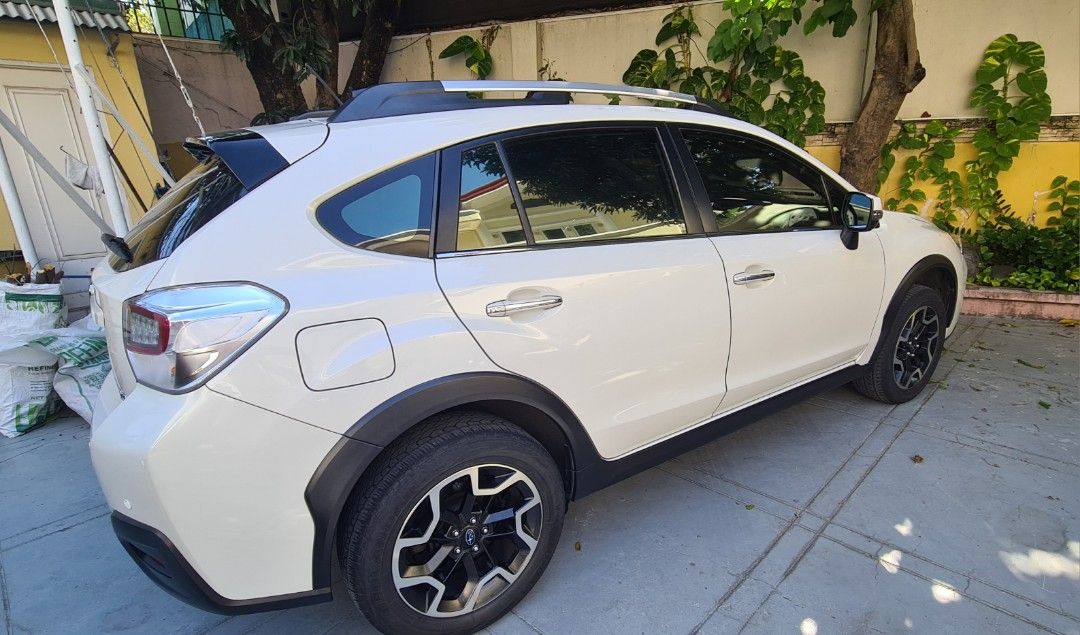Subaru XV 2.0i-S (A) (Category: Used Cars) located in Manila. Submitted by den.gonzalo (Listing ID 1429764836, Image 1). Description: 2016 SUBARU XV 2.0i CVT AWD with Sun Roof automatic transmission push start keyless entry with 2 orig fob keys reverse camera full leather interior LCD headunit cruise control all power all stock complete tools registered 2025 Owner Seller Great condition, nothing to fix. No flooding, no accidents.