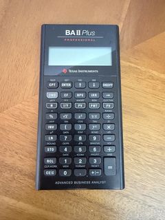 Texas Instruments BA II Plus 專業型計算機, 興趣及遊戲, 手作＆自家設計, 文具 - Carousell