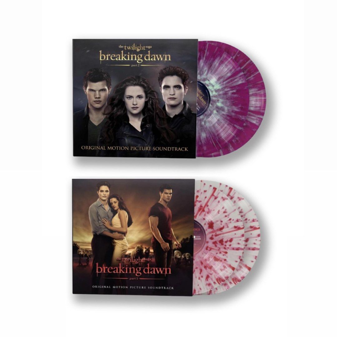 The Twilight Saga Breaking Dawn Part 1 and 2 Vinyl LP Record