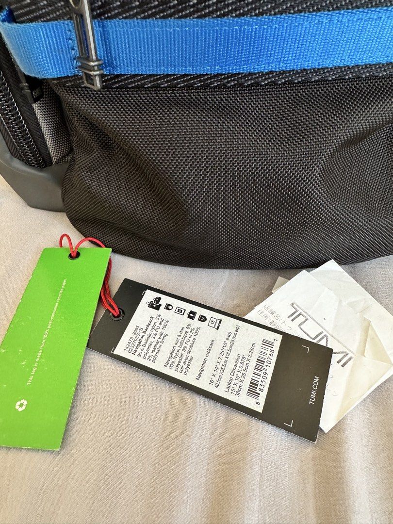 Tumi Navigation Backpack (Category: Backpacks) located in Mandaue City. Submitted by jimboy1966 (Listing ID 1429839126, Image 2). Description: Alpha Bravo Navigation Backpack with free blank monogram patch. My personal mint office bag. Bought in Jp. .