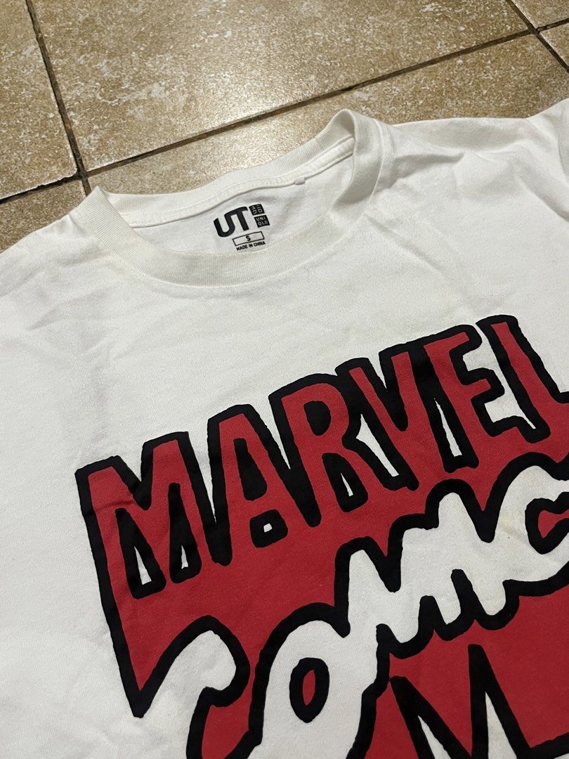 Uniqlo UT Marvel Comics T-shirt (Category: Shirts) located in Manila. Submitted by shopthevintage (Listing ID 1429789139, Image 2). Description: pm for more details best fits s-m (bit oversized for petite).