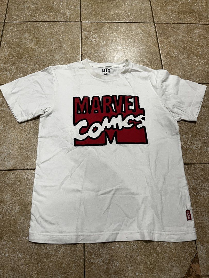 Uniqlo UT Marvel Comics T-shirt (Category: Shirts) located in Manila. Submitted by shopthevintage (Listing ID 1429789139, Image 1). Description: pm for more details best fits s-m (bit oversized for petite).