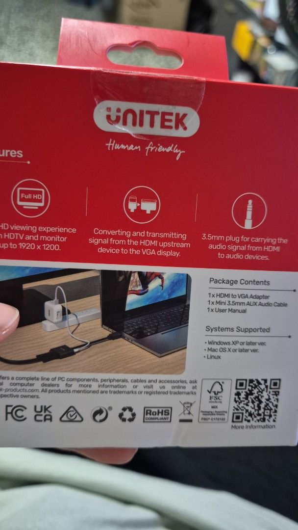 Unitek HDMI to VGA Adapter498222870917949441