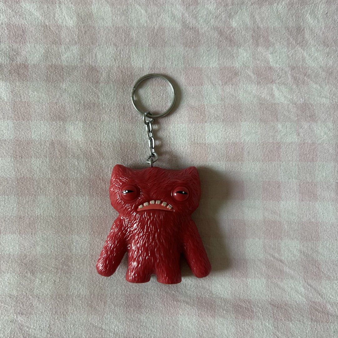 USED FUGGLER KEYCHAIN IN RED, Hobbies & Toys, Toys & Games on Carousell