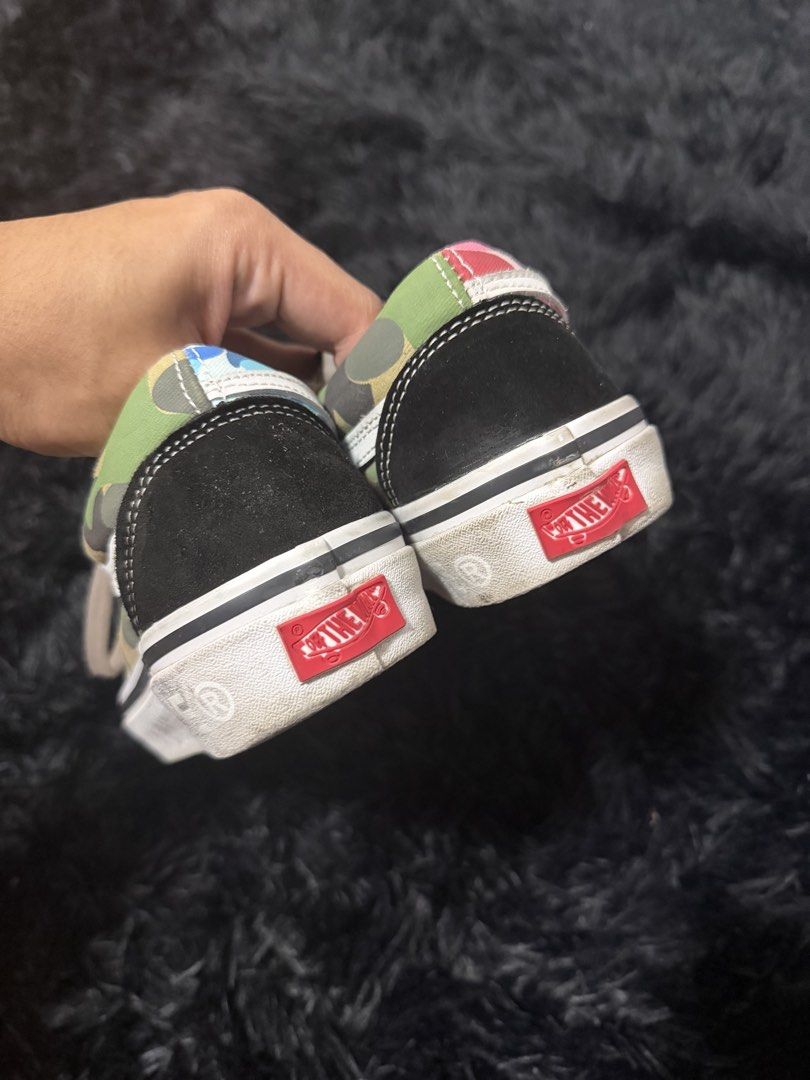 Vans x BAPE Old Skool Camo Sneakers (Category: Sneakers) located in Malasiqui. Submitted by dmfinds (Listing ID 1429691047, Image 3). Description: Need lang konting linis.