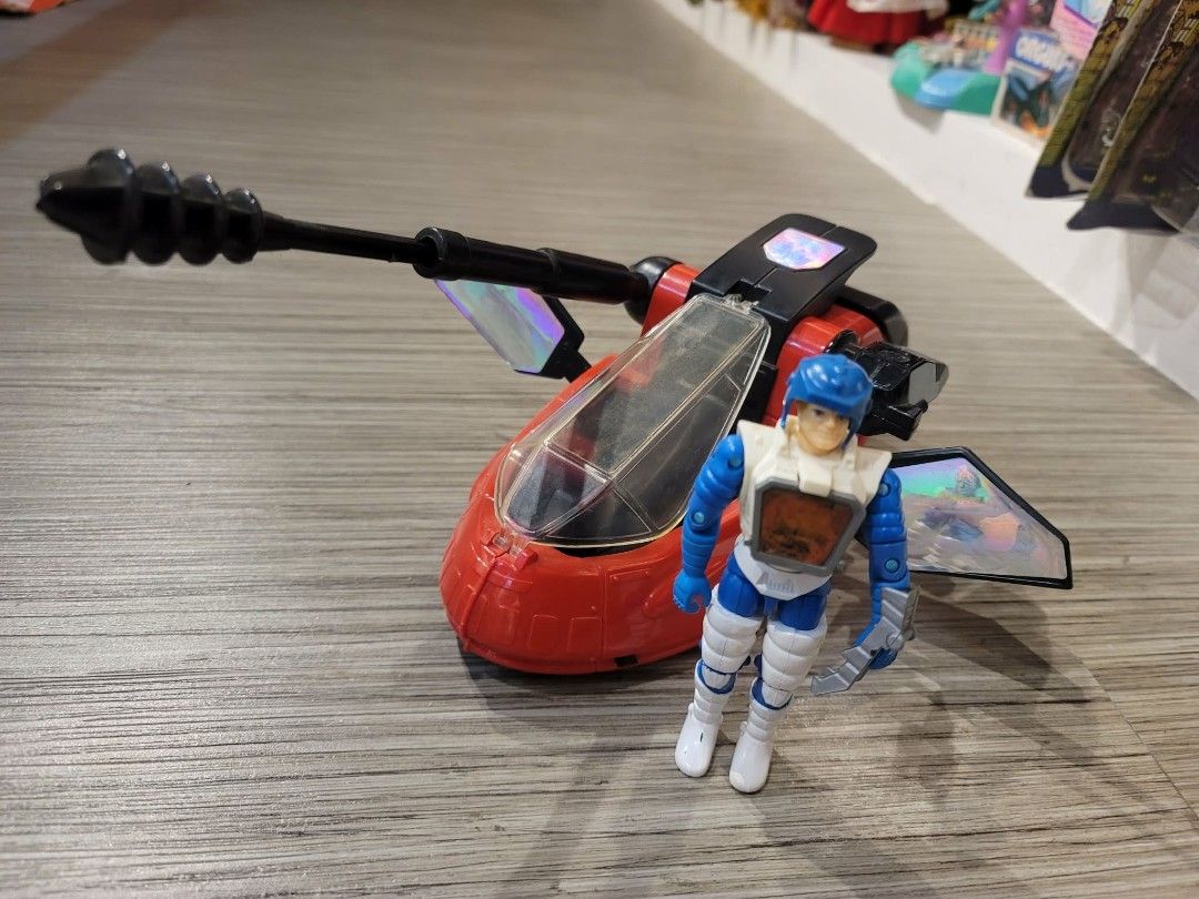 Vintage 80s Visionaries Capture Chariot Lancer Cycle (Category: Vintage Collectibles) located in Manila. Submitted by retrotoycollections (Listing ID 1429715434, Image 2). Description: each sold separately, 25k and 35k both are complete, including the driver and weapons..