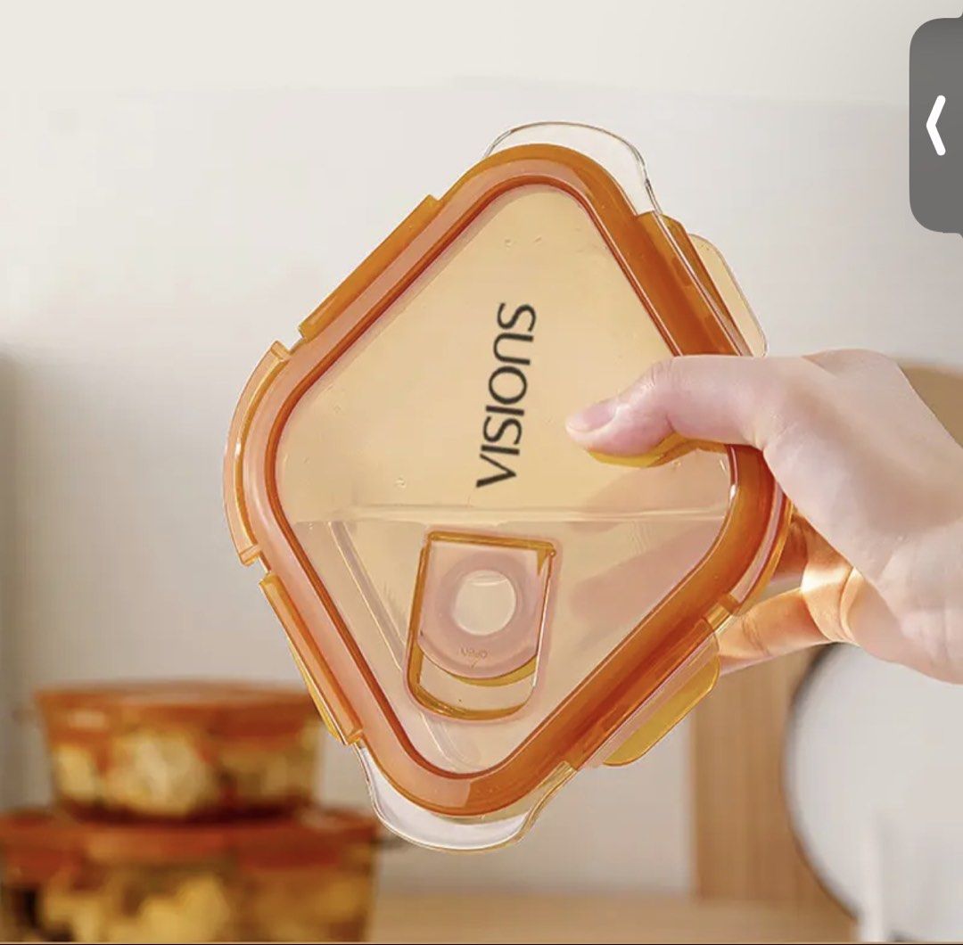 Visions Glass Food Container - Brand New