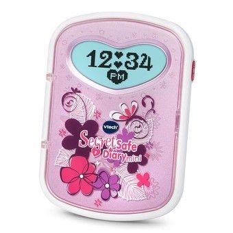 Vtech secret safe diary mini (Category: Educational & Learning Toys) located in Pagsanjan. Submitted by decluttersaur (Listing ID 1429711723, Image 3). Description: BRAND NEW Keep your secrets hidden with the Secret Safe Diary Mini™ by VTech®. This diary features a voice-activated locking system that only responds to your voice. You can write in your diary, store more than 700 entries and sort them in chronological order. For even more fun, you c