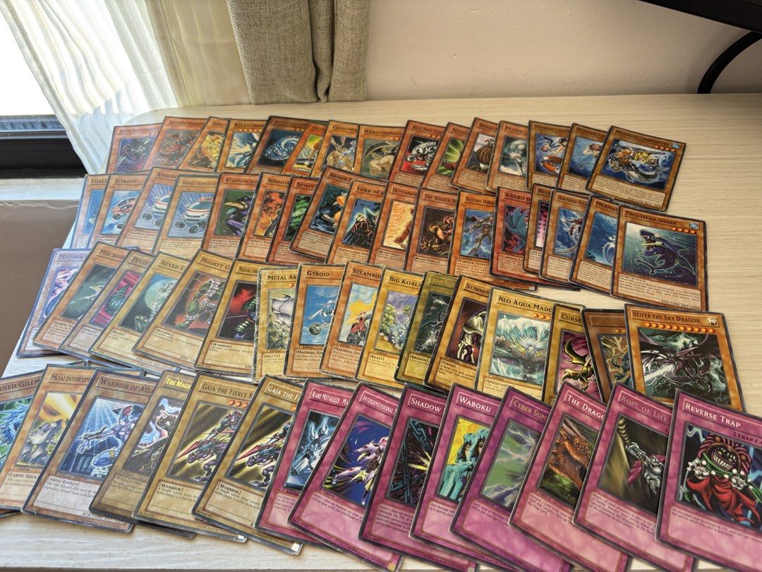 Yu-Gi-Oh! Trading Card Collection (Category: Raw Singles) located in Muntinlupa City. Submitted by laplace_transform (Listing ID 1429720200, Image 2). Description: TAKE ALL! 183 pieces. Includes rare cards.