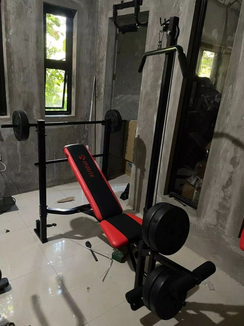 7 in 1 Bench Press with 80lbs Barbell Set (Category: Weights & Dumbbells) located in Manila. Submitted by simborios022535 (Listing ID 1433298207, Image 2). Description: .